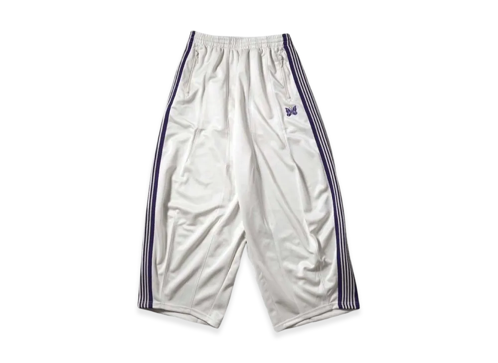 NEEDLES H.D. Track Pants Poly Smooth "WhitePurple"
