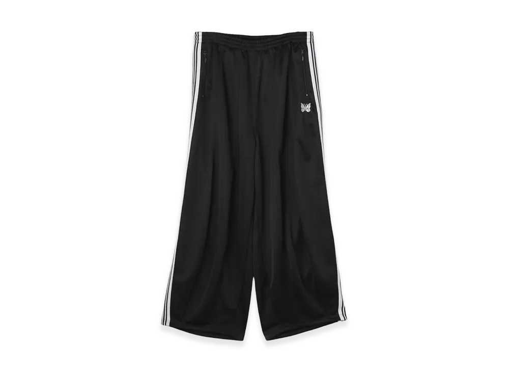 NEEDLES H.D. Track Pants Poly Smooth "BlackWhite"