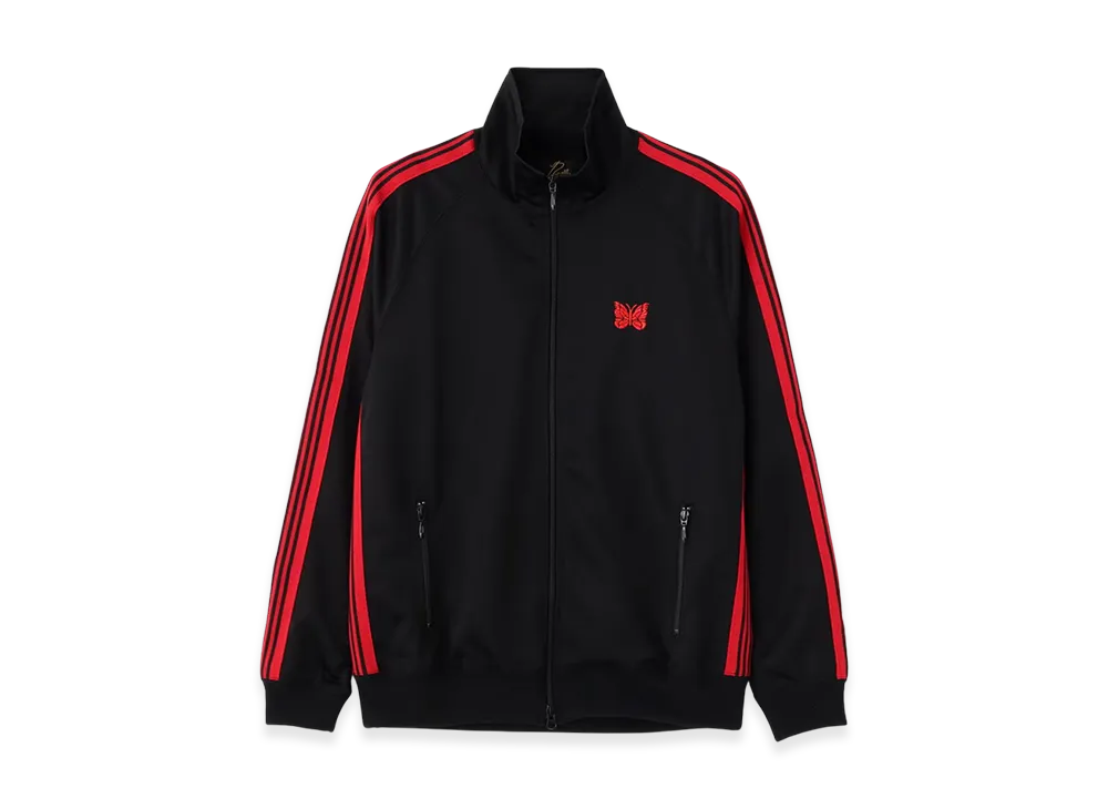 NEEDLES x LHP Track Jacket Poly Smooth "BlackRed"