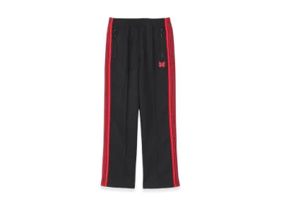 NEEDLES x LHP Track Pants Poly Smooth "BlackRed"