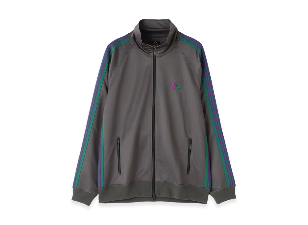 NEEDLES Special Order Track Jacket Poly Smooth "Charcoal"