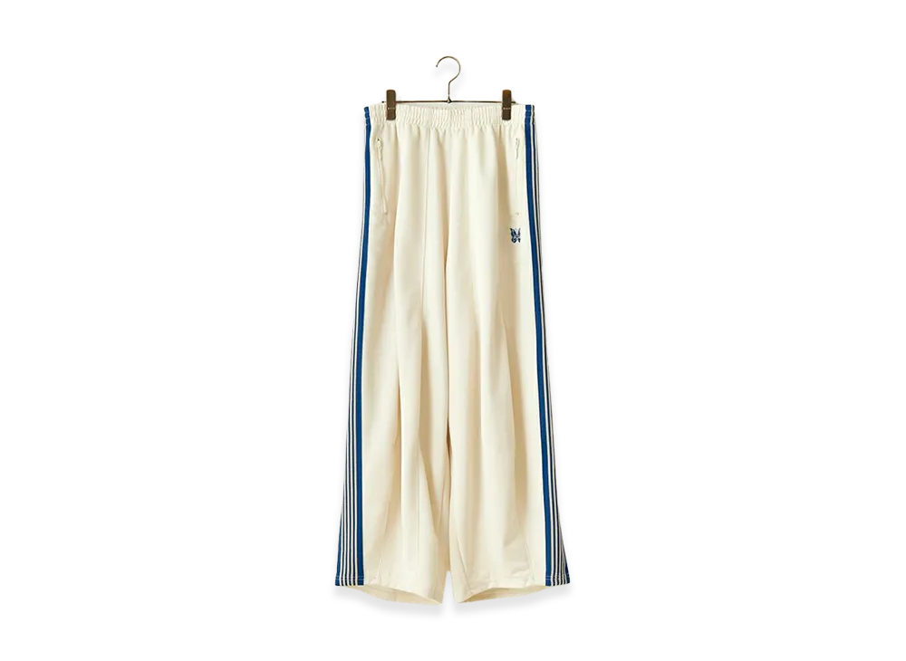 NEEDLES x Jeans Factory H.D. Track Pants Poly Smooth "Off White"