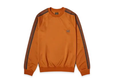 NEEDLES Track Crew Neck Poly Smooth "Rust"