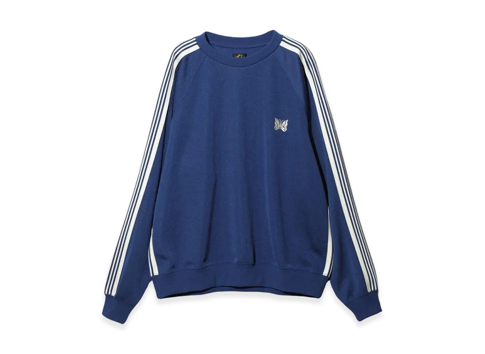 NEEDLES Track Crew Neck Shirt Poly Smooth "Royal"