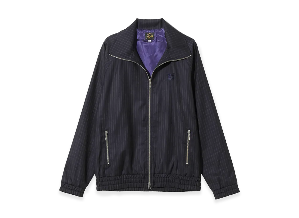 NEEDLES Track Jacket St. Wool Viyella "Navy"