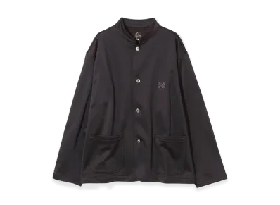 NEEDLES Stand Collar Jacket C/PE Bright Jersey "Dark Purple"