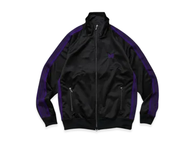 NEEDLES x Freaks Store Track Jacket Poly Smooth "BlackPurple"