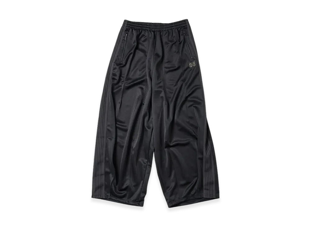 NEEDLES H.D. Track Pants Poly Smooth "BlackGrey"