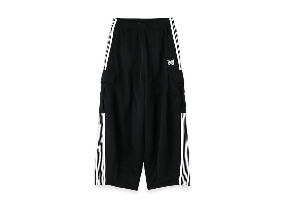 NEEDLES x LHP H.D. Track Pants BDU Poly Smooth "Black"
