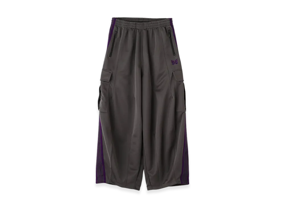 NEEDLES x LHP H.D. Track Pants BDU Poly Smooth "Charcoal"