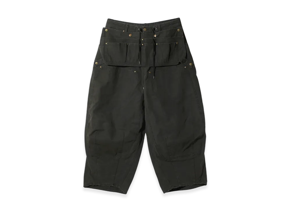 NEEDLES H.D. Pants Apron 11oz Cotton Oxford "Black"