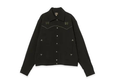NEEDLES PE/PU Double Cloth Piping Cowboy Jacket "Black"
