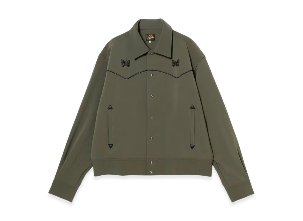 NEEDLES PE/PU Double Cloth Piping Cowboy Jacket "Olive"