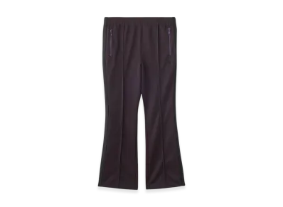 NEEDLES Boot-Cut Track Pants Poly Smooth "Dark Purple"