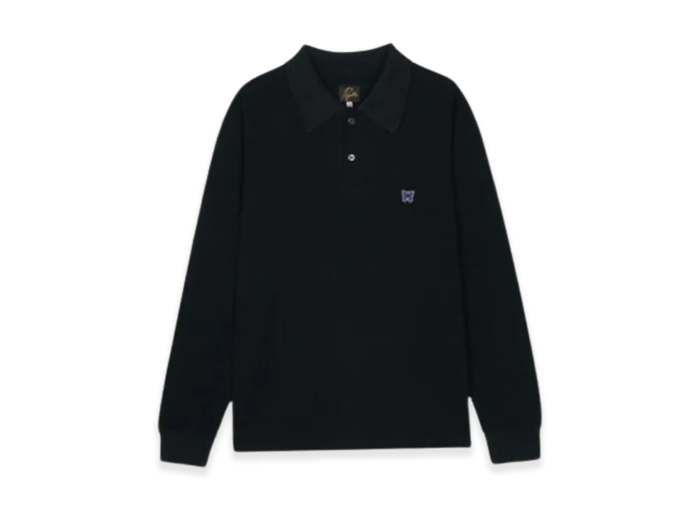 NEEDLES Butterfly Polo Shirt "Black"