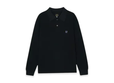 NEEDLES Butterfly Polo Shirt "Black"