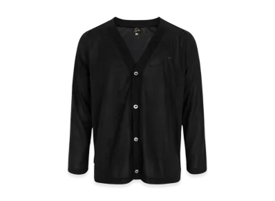NEEDLES Rayon Mesh Cardigan "Black"