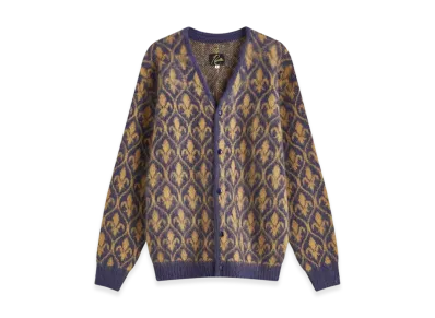 NEEDLES Ornament Mohair Cardigan "Purple"