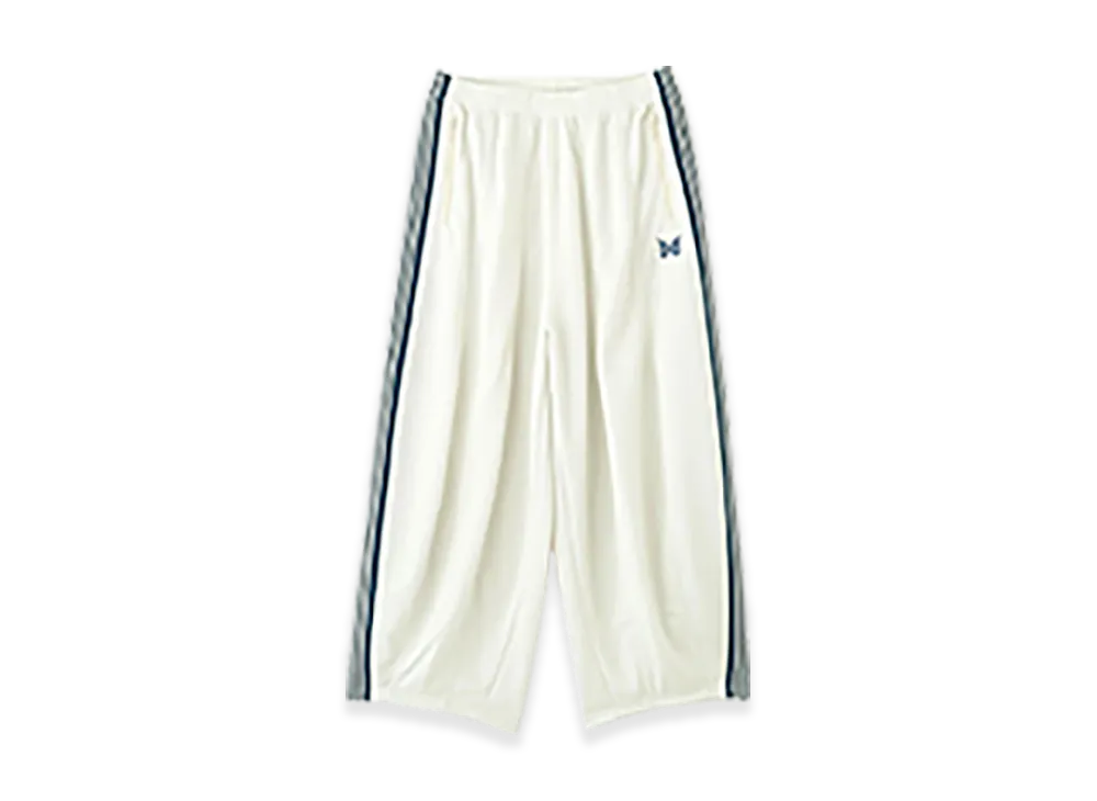 NEEDLES x LHP H.D. Track Pants Poly Smooth "White"
