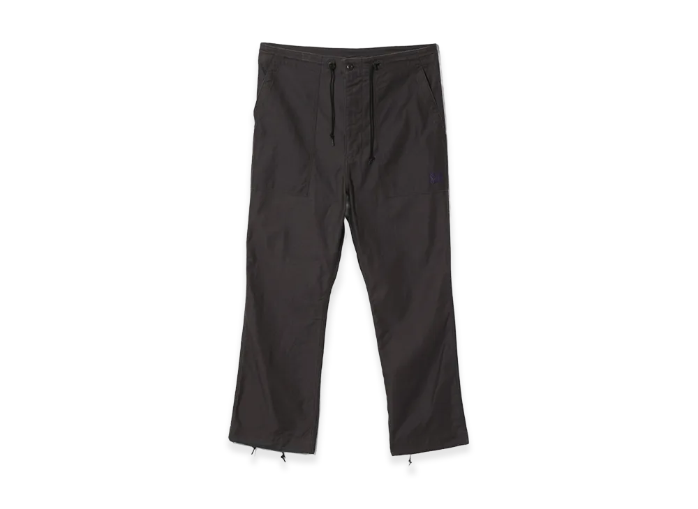 NEEDLES String Fatigue Pants Back Sateen "Black"