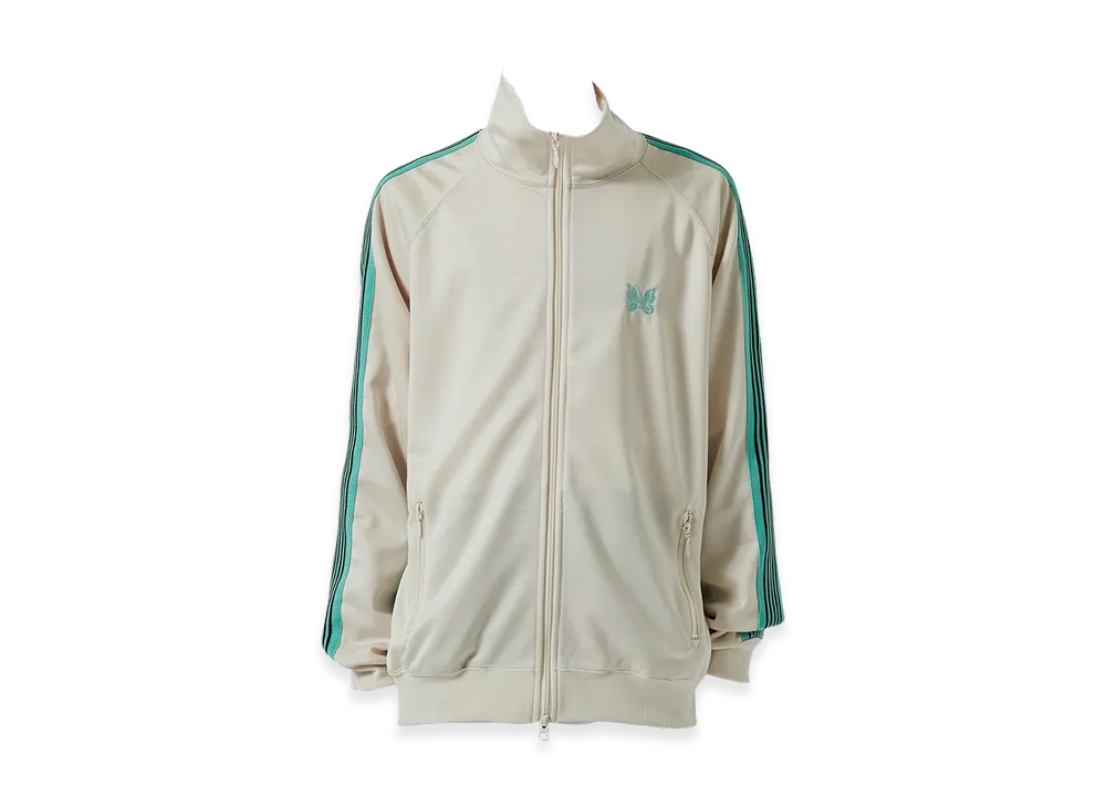 NEEDLES x Studious Track Jacket Poly Smooth "Ecru"