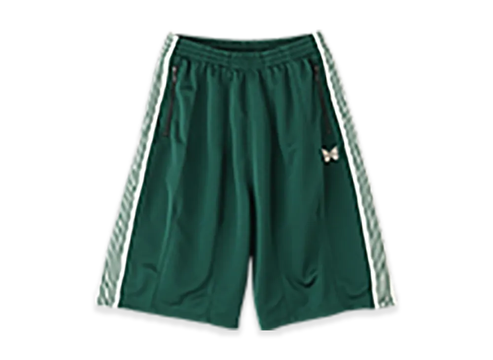 NEEDLES LHP別注 TRACK PANT SHORTS Green S NEEDLES/ニードルズ/【LHP EXCLUSIVE】TRACK PANT SHORTS - POLY