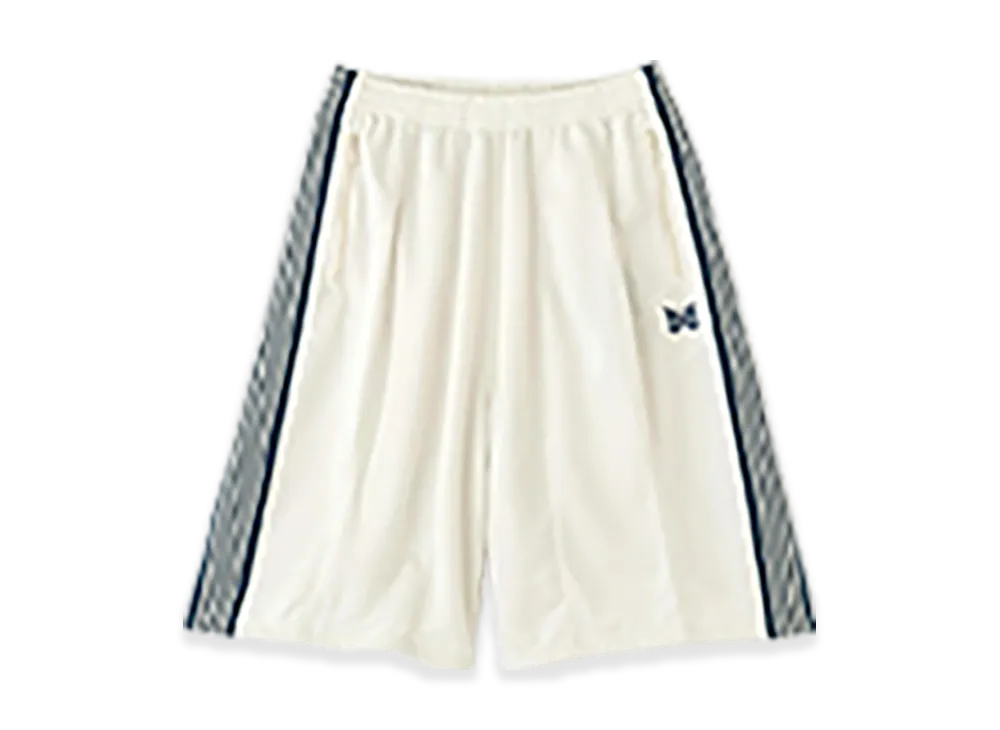 NEEDLES x LHP Track Shorts Poly Smooth "White"
