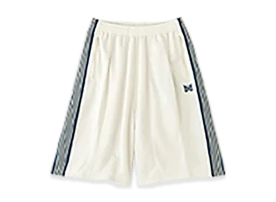 NEEDLES x LHP Track Shorts Poly Smooth "White"