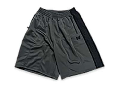 NEEDLES H.D. Shorts Poly Smooth "Charcoal"