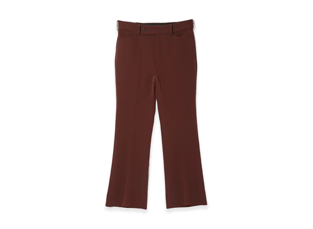 NEEDLES Boot-Cut Trouser Poly Light Double Cloth "Brown"