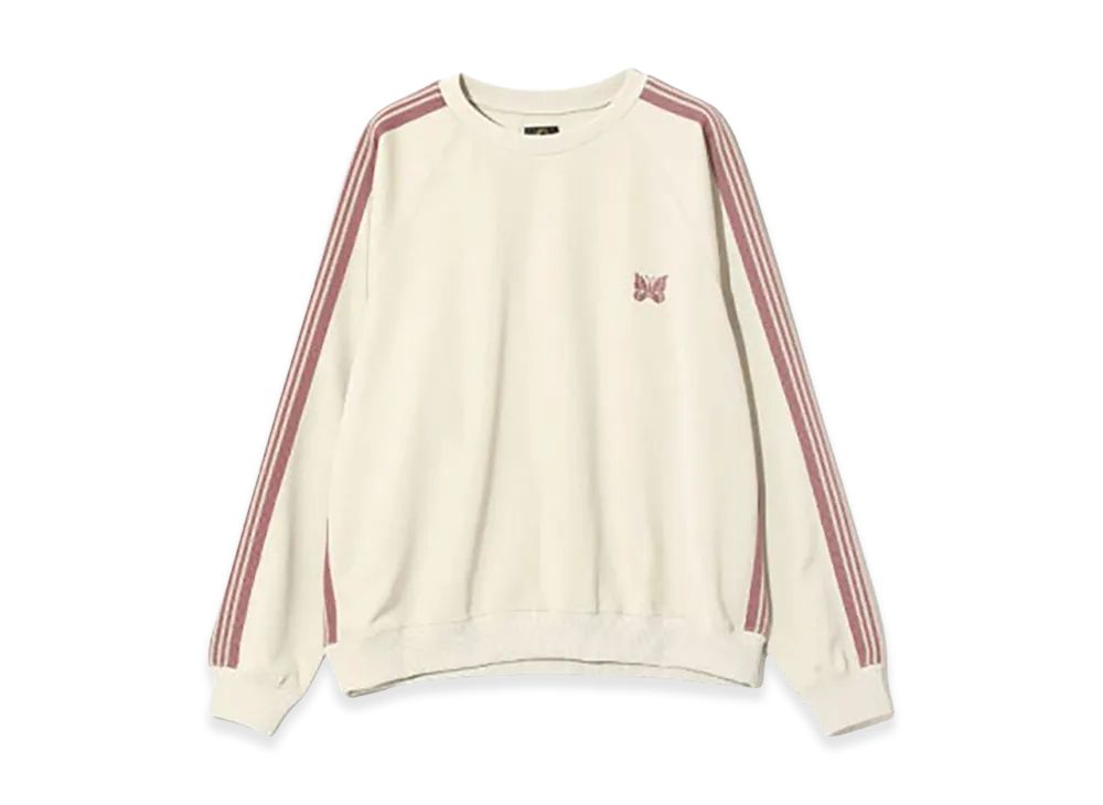 NEEDLES Track Crew Neck Shirt Poly Smooth "Ivory"