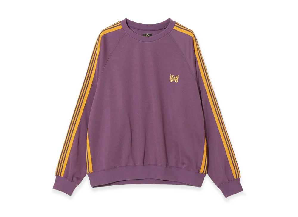 NEEDLES Track Crew Neck Shirt Poly Smooth "Purple"
