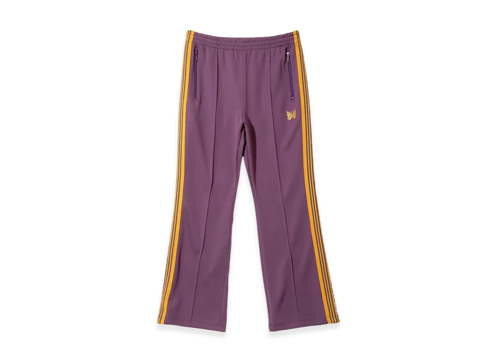 NEEDLES Boot Cut Track Pants Poly Smooth "Purple"