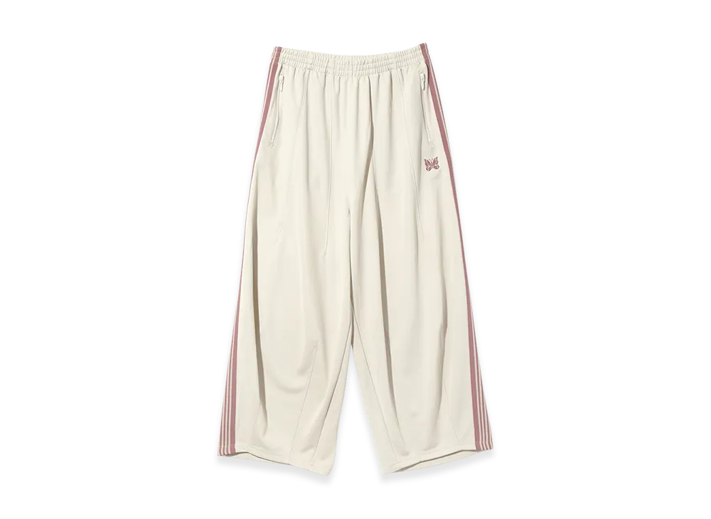 NEEDLES H.D. Track Pants Poly Smooth "Ivory"