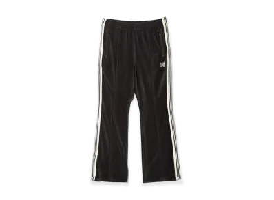 NEEDLES Boot Cut Track Pants C/PE Velour "Charcoal"