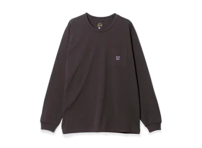 NEEDLES L/S Crew Neck T-Shirt Poly Jersey "DarkPurple"