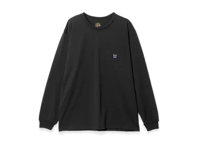NEEDLES L/S Crew Neck T-Shirt Poly Jersey "Black"