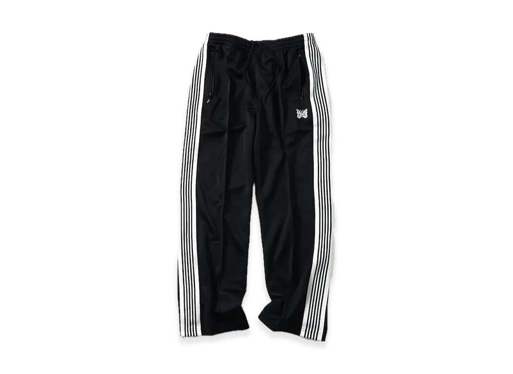 Needles x FREAK'S STORE Exclusive Track Pant-Poly Smooth "Black/White"