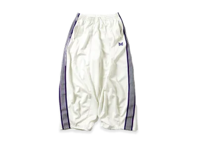Needles x FREAK'S STORE Exclusive H.D.TrackPant PolySmooth "White/Purple"