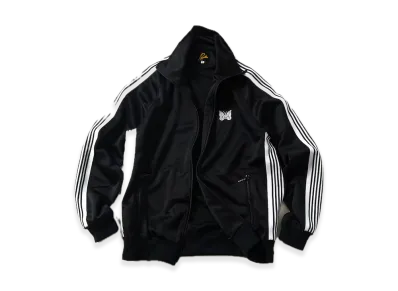 Needles x FREAK'S STORE Exclusive Track Jacket PolySmooth "Black/White"