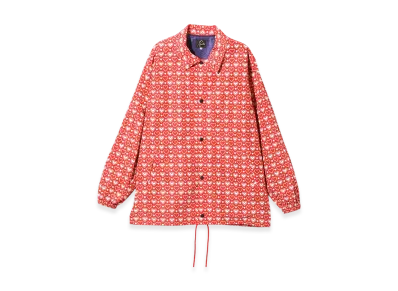 NEEDLES Coach Jacket - Poly Taffeta/Printed "Orange"