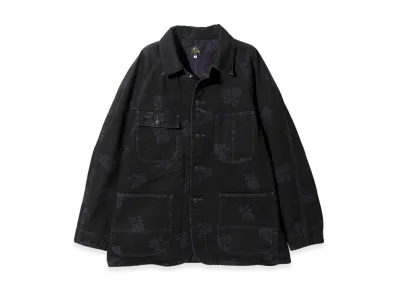 NEEDLES Coverall - 10Oz Denim/Rose JQ. "Black"