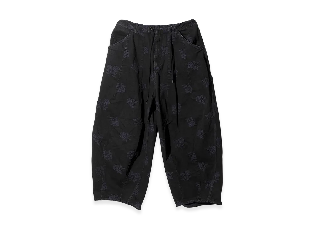 NEEDLES H.D. Pant - Painter/Rose JQ. "Black"