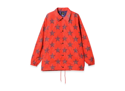 NEEDLES Coach Jacket - Poly Taffeta/Printed "Orange"