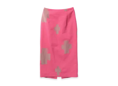 NEEDLES Pencil Skirt "PinkCross"