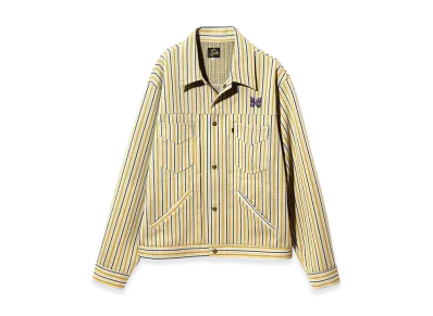 NEEDLES Penny Jean Jacket - Poly JQ. "Stripe"