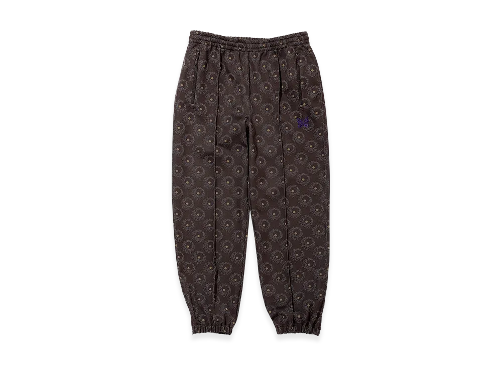 NEEDLES Zipped Track Pant - Poly JQ. "Brown"