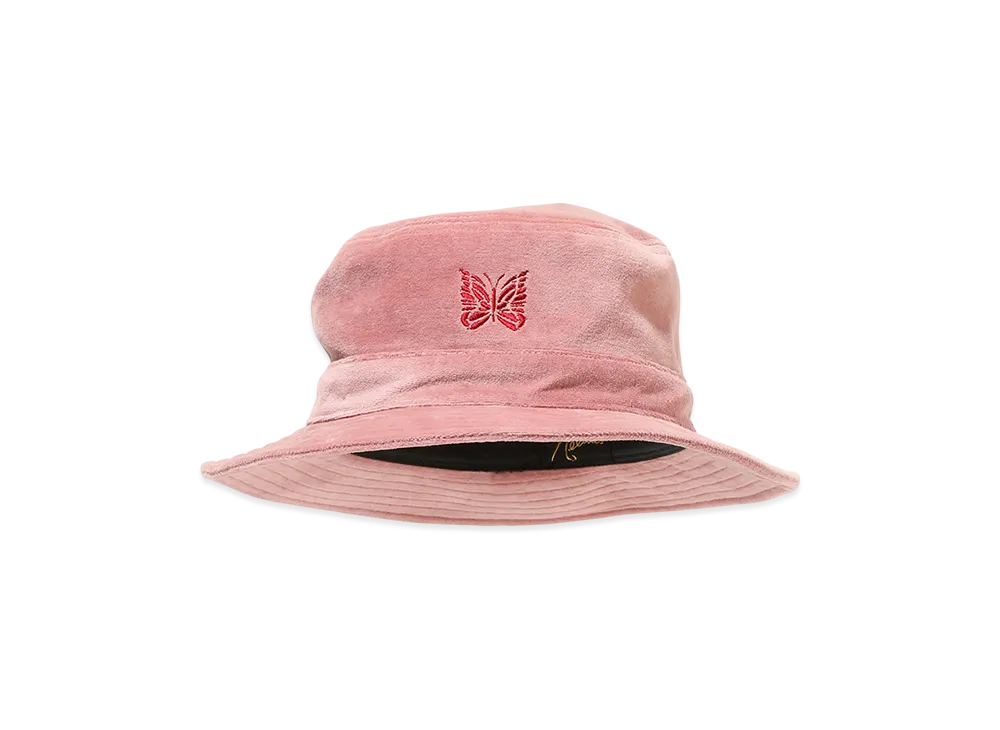 NEEDLES Bucket Hat - C/PE Velour "Pink"
