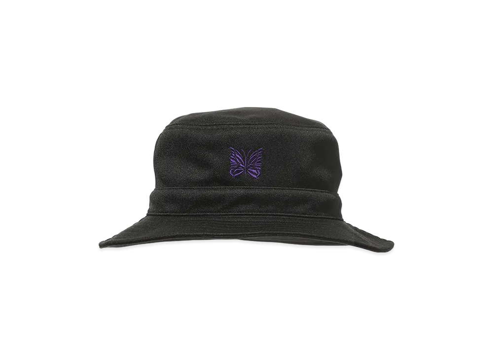 NEEDLES Bucket Hat - Poly Smooth "Black"