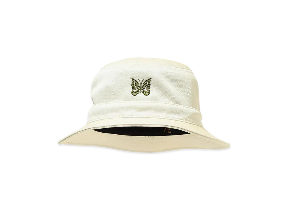 NEEDLES Bucket Hat - Poly Smooth "OffWhite"